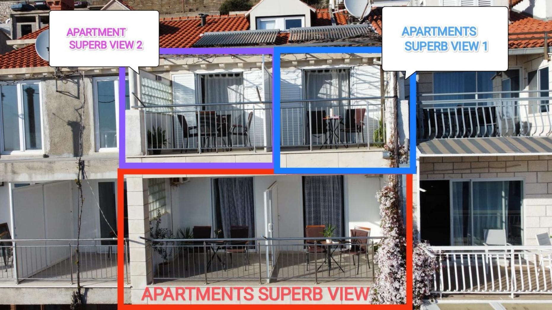 Apartments Superb View 1 ドゥブロブニク エクステリア 写真